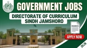 Government Jobs in Directorate of Curriculum Sindh Jamshoro
