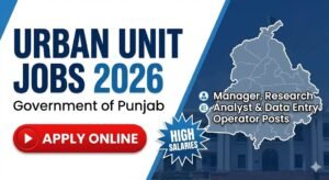 Urban Unit Jobs 2026 – Government of Punjab