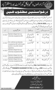 AJK Local Government Board Muzaffarabad Jobs 2026