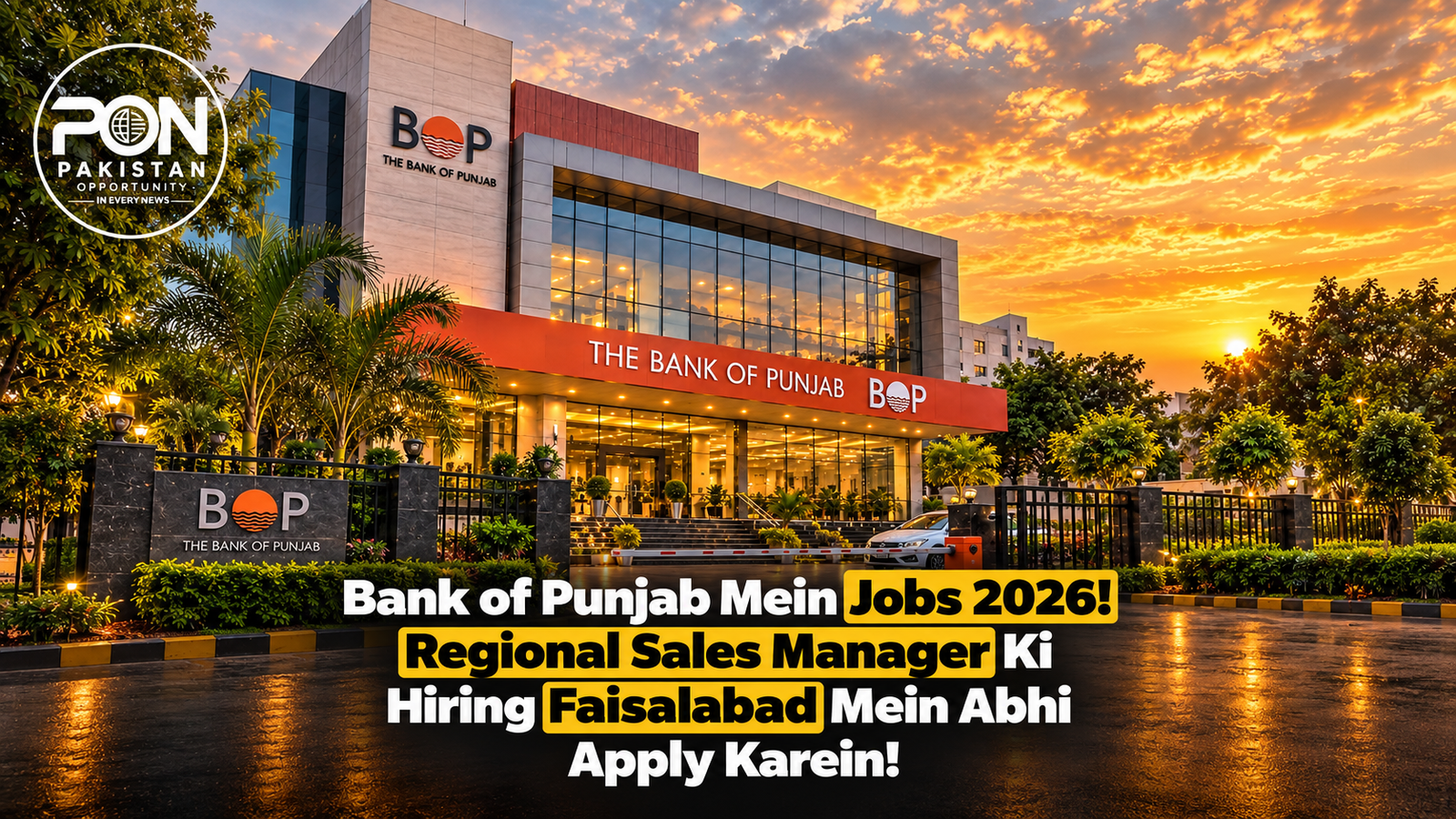 The Bank of Punjab Jobs 2026 Advertisement